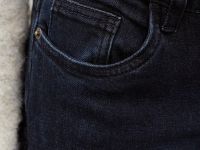 Утепленные джинсы loose fit женские