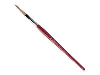 Кисть ушной волос №10 овальная удлиненная Escoda "Filleting and Lettering 6218" короткая ручка