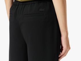 Женские высокие прямые брюки Lacoste свободного кроя