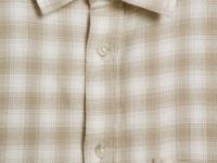 Рубашка в клетку, Бежевый
