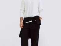 Лонгслив из хлопка, Белый