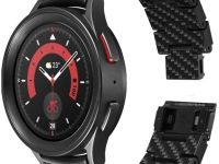 Ремешок Pitaka Carbon Fiber Galaxy Watch7, карбон черный