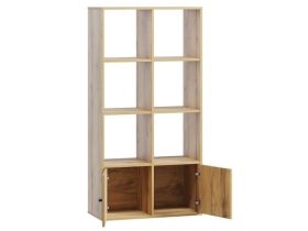 Стеллаж Кейн 2-75x149 Дуб Золотистый