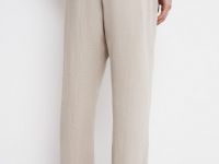 Брюки из муслина, Бежевый