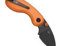 Складной нож Kizer Microbe, сталь 14C28N, рукоять алюминий, оранжевый/черный
