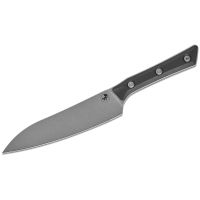 Нож кухонный универсальный Microtech Utility Knife, сталь M390MK, рукоять G10, черный