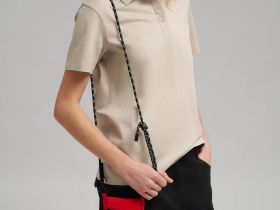 Поло прямого кроя из мерсеризованного хлопка