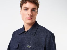 Мужская рубашка Lacoste с нагрудными карманами
