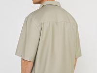 Рубашка с коротким рукавом, Бежевый