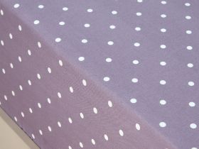 Простыня на резинке Pois purple