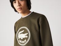 Флисовый свитшот Lacoste унисекс с 3D-логотипом