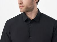 Базовая рубашка с коротким рукавом, Черный