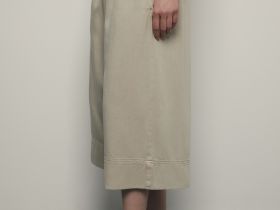 Джинсовые брюки-кюлоты из тенселя