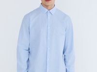 Рубашка в клетку виши, Голубой