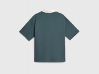 Поло с принтом для мальчиков, Синий