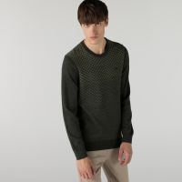 Мужской свитер Lacoste стандартного кроя с круглым вырезом