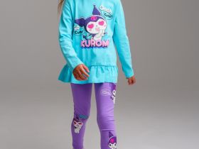 Брюки трикотажные для девочек (легинсы)