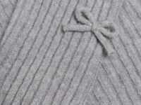 Свитер с бантами для девочек, Серый