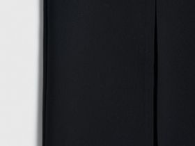 Прямая юбка макси, Черный