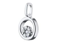 Подвеска из белого золота с бриллиантами э0901пд04173200