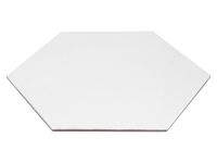 Холст на картоне "Сонет", шестигранный, диаметр 30 см, 280 г, 100% хлопок, акриловый грунт, среднее зерно