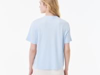 Женская хлопковая футболка Lacoste