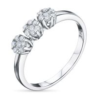 Кольцо из серебра э0612кц10173700_white