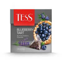 Чай черный Tess Черничный пирог, в пирамидках, 20 шт.