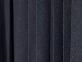 Плиссированная юбка миди A-силуэта, Серый