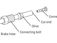 Штуцер Shimano BH-90 Y8JA98026 (серебристый)