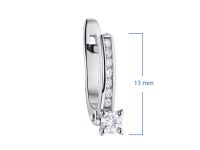 Серьги из белого золота с бриллиантами э0901сг04171400