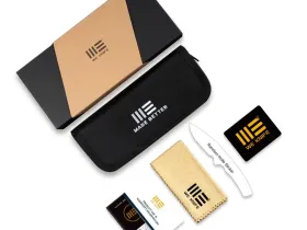 Складной нож WE Knife Tyro, сталь CPM 20CV, рукоять титан, серый