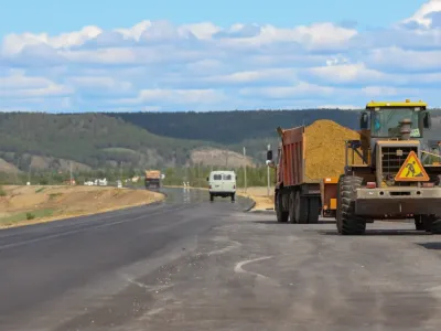 Дорога в Кангалассы ремонтируется с опережением графика