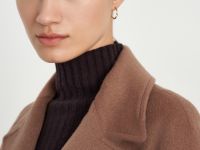 Пальто oversize силуэта с шерстью