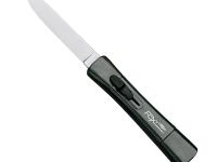 Автоматический складной нож Fox Concord, сталь 420НС, премиальный выкидной нож, рукоять алюминий черный