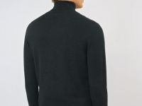 Базовый джемпер с высоким воротником, Серый