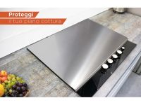 INOXLM lavorazioni inox Коробка из 2 предметов разделочная доска/столешница с Таро/шпателем из нержавеющей стали, разнх размеров для кухни, бара, ресторана (50 х 50 см, складная 2 см) 50x50 Piega 2 см