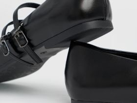 Балетки для девочек, Черный