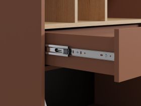 Стеллаж Торвалль 2-80x153 Терракотовый