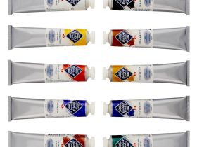 Набор темперы ПВА "Мастер-Класс" 10 цв*46 мл, в картонной коробке