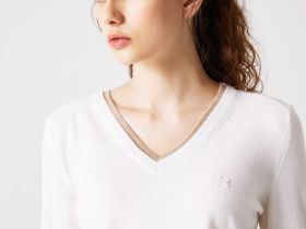 Женский свитер Lacoste из шерсти и кашемира