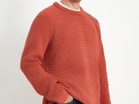 Джемпер с рукавом реглан и округлой горловиной