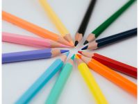 Набор карандашей цветных Гамма "Оранжевое солнце", 12 цв. (6 классич. + 6 пастельных), заточен., кар