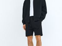 Базовые шорты из хлопка, Черный