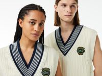 Хлопковая жилетка для тенниса Lacoste унисекс