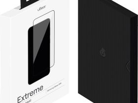 Защитное стекло uBear Extreme Nano Shield для Samsung Galaxy S24 с чёрной рамкой