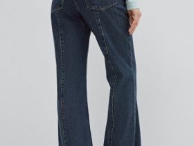 Джинсы Клёш с высокой посадкой, Синий