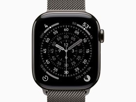 Смарт-часы Apple Watch Series 11 46mm Slate Titanium Case with Slate Milanese Loop (S/M)