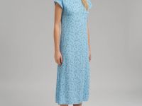 Шифоновое платье миди с цветочным принтом