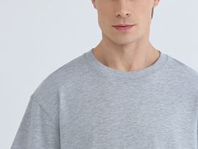 Базовая футболка из джерси, Серый